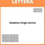 Fac Simile Lettera Disdetta Virgin Active