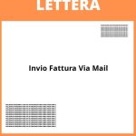 Lettera Per Invio Fattura Via Mail